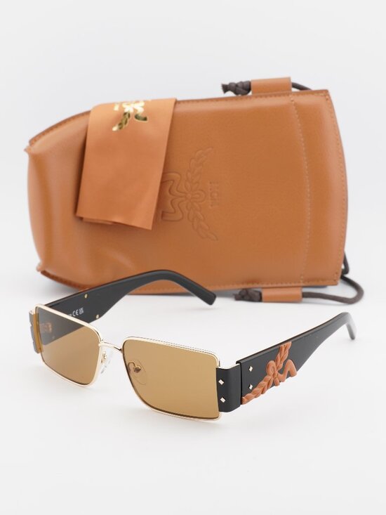 MCM MW0012 32J Rectangle Sunglasses – Gold / Roviex main image 9